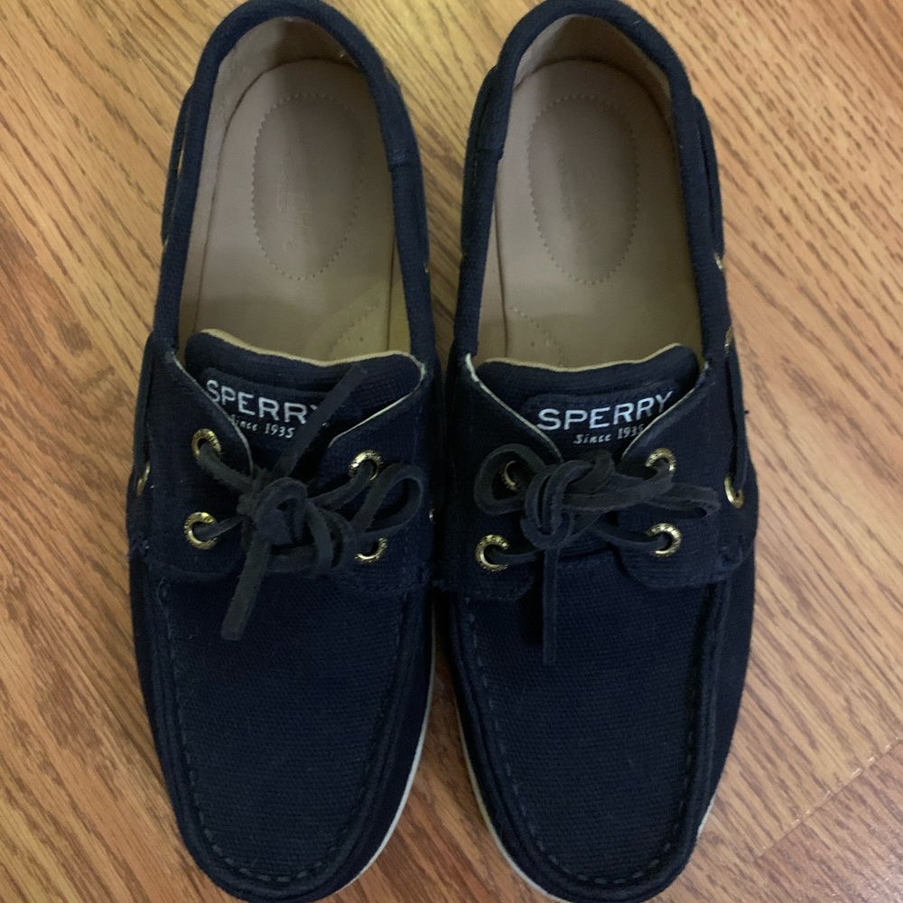 Brand New Navy Blue Sperry’s